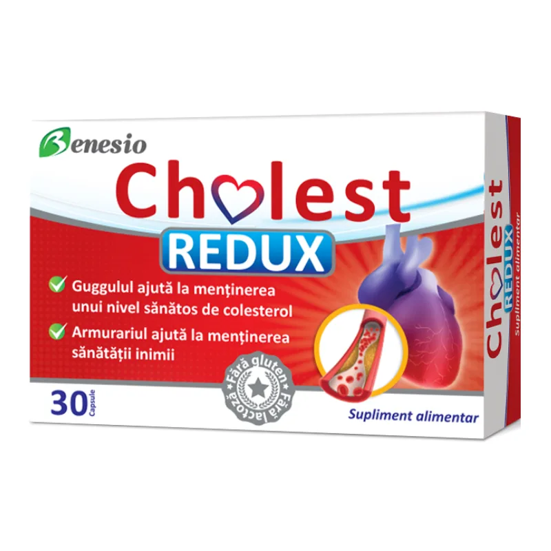 CholestRedux, 30 capsule, Benesio — preț și oferte