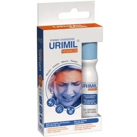 Roll-on Urimil Headache, 15ml, Naturpharma — preț și oferte