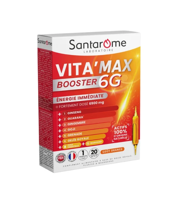 Vitamax 6G, 10ml, 20 fiole, Santarome — preț și oferte
