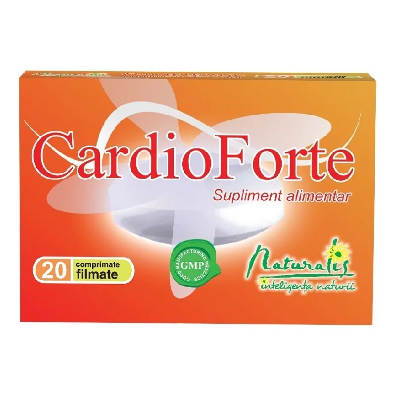 Cardioforte, 20 comprimate, Naturalis — preț și oferte