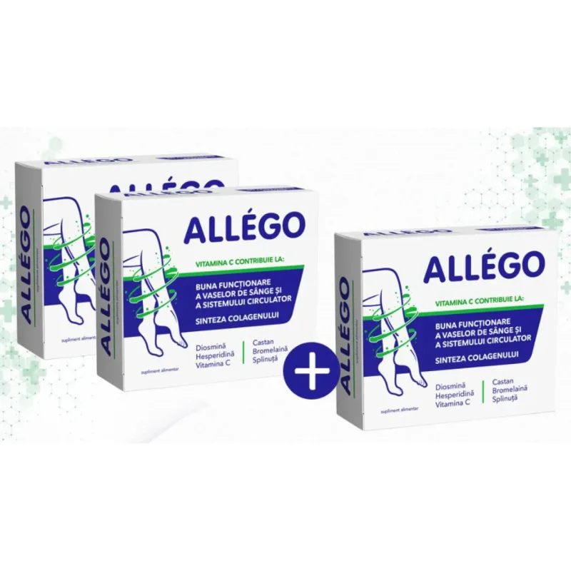 Allego, 30 comprimate, oferta 2+1, Fiterman FITERMAN PHARMA — preț și oferte
