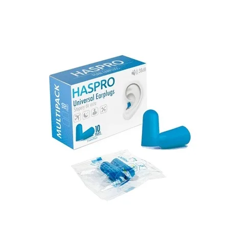Dopuri de urechi Multi10, Blue, 10 perechi, Haspro — preț și oferte