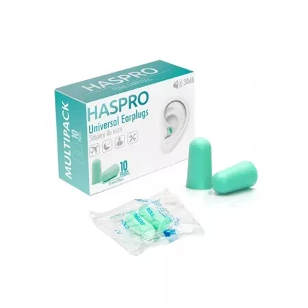 Dopuri de urechi Multi10, Mint, 10 perechi, Haspro — preț și oferte