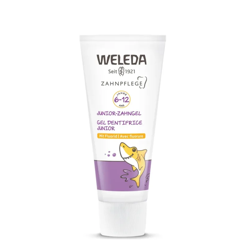 Gel de dinti Junior cu fluor, 6-12 ani, 50ml, Weleda — preț și oferte