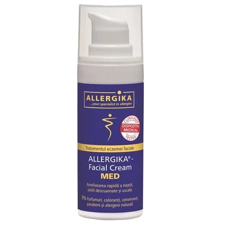 Crema Med pentru tratamentul eczemei faciale, 50ml, Allergika — preț și oferte