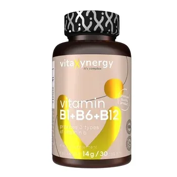 Vitamina B1+B6+B12, 30 tablete, VitaXynergy — preț și oferte