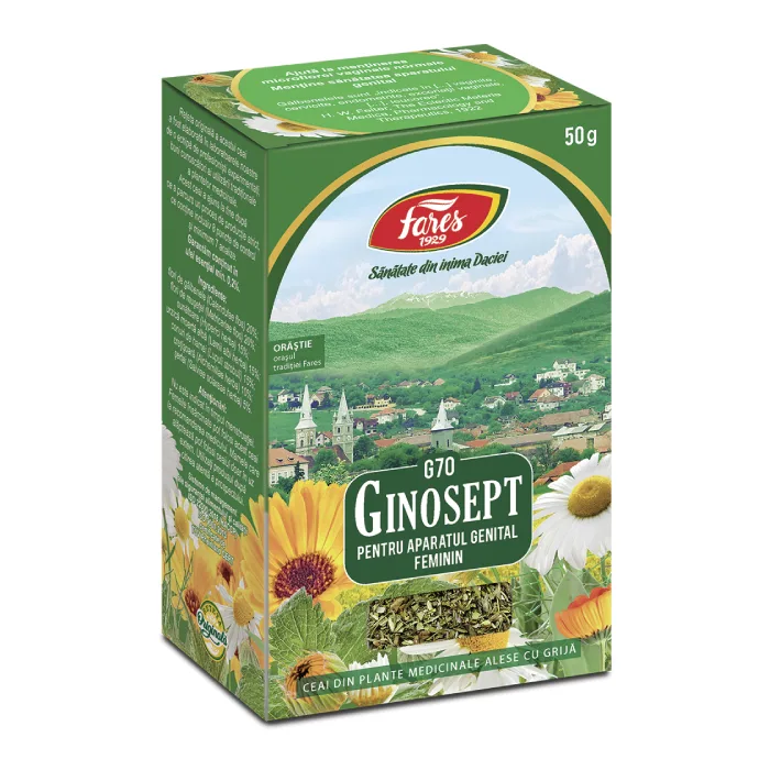 Ceai Ginosept, 50g, Fares — preț și oferte