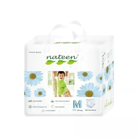 Scutece Pants hipoalergenice Premium Line, nr. 3, 6-10kg, 20 bucati, Nateen — preț și oferte