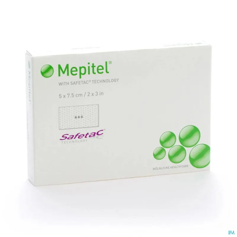 Pansament Mepitel tip plasa cu silicon, 5 x 7.5cm, 1 bucata, Molnlycke — preț și oferte