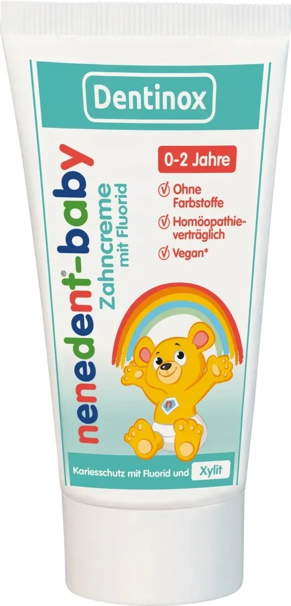Pasta de dinti cu fluor Nenedent baby 0-2ani, 50ml, Dentinox — preț și oferte