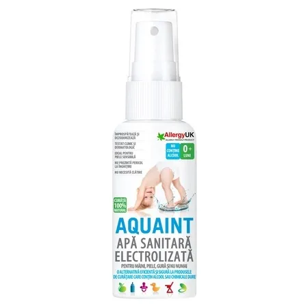 Apa sanitara electrolizata spray, 50ml, Aquaint — preț și oferte