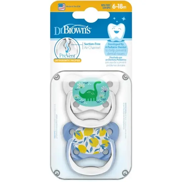 Suzeta Silicon Prevent Nr 2, 6-18luni, 22001, Dr Browns — preț și oferte