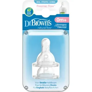 Tetine cu gat ingust din silicon prematuri, 2 bucati, 292, Dr Browns