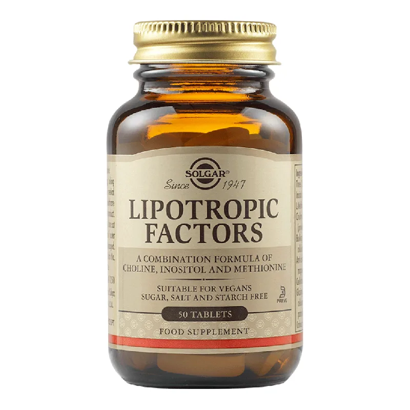 Factori lipotropici, 50 tablete, Solgar — preț și oferte