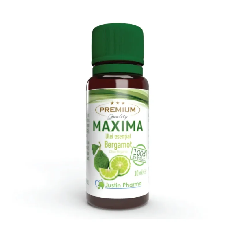 Ulei esential Maxima de Bergamot, 10ml, Justin Pharma — preț și oferte