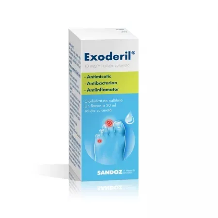 Exoderil solutie cutanata 10mg/ml, 20ml, Sandoz — preț și oferte