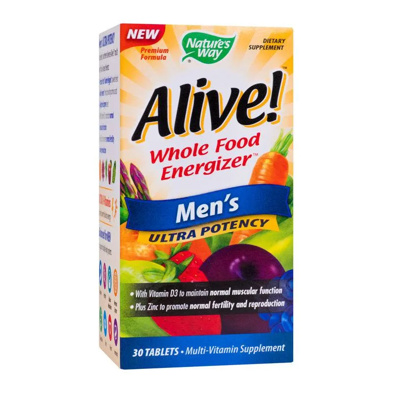 Secom Alive Men's Ultra, pentru organismul masculin, 30 tablete filmate — preț și oferte