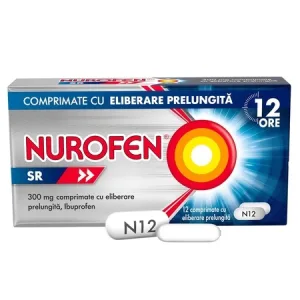 Nurofen SR 300mg, 12 comprimate cu eliberare prelungita, Reckitt