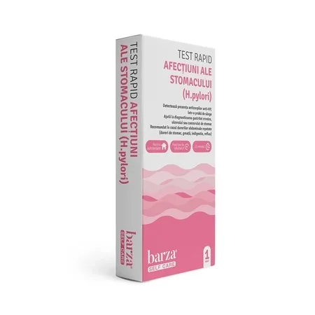 Test rapid pentru afectiuni ale stomacului (Helicobacter Pylori), 1 test, Self Care BARZA — preț și oferte