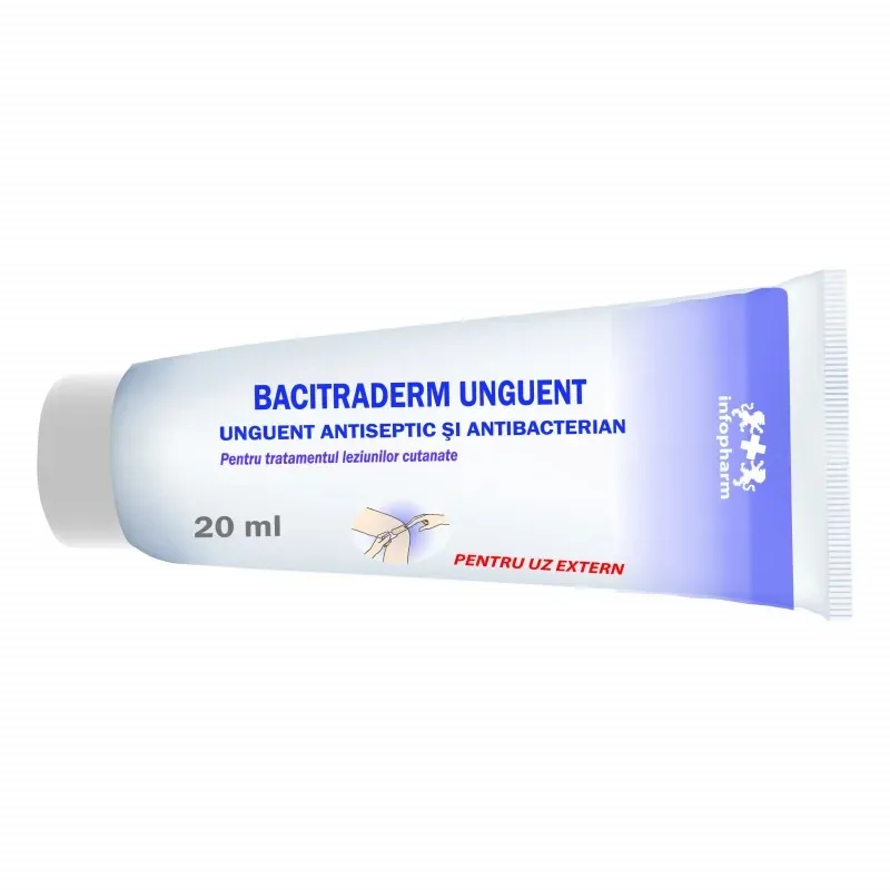Bacitraderm unguent, 20g, Infopharm — preț și oferte
