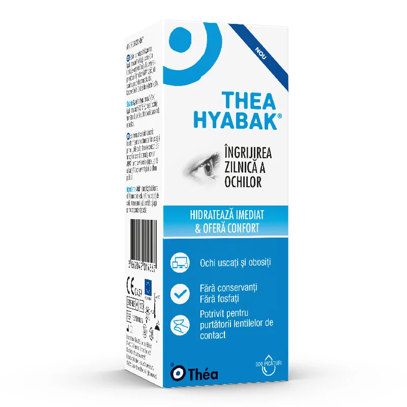 Picaturi oftalmice Thea Hyabak, 0.15%, 10 ml, Thea LABORATOIRES THEA — preț și oferte