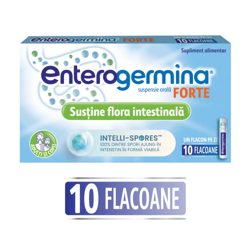 Enterogermina Forte, 10 flacoane*5ml suspensie orala, Sanofi — preț și oferte
