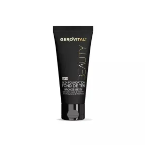 Fond de ten cu Acid Hialuronic, nuanta Bronze Beige, 30ml, Gerovital