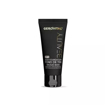 Fond de ten cu Acid Hialuronic, nuanta Bronze Beige, 30ml, Gerovital — preț și oferte