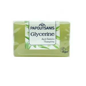 Sapun din glicerina cu parfum de aloe, 125g, Papoutsanis