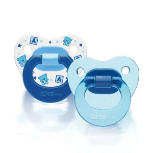 Suzete silicon ortodontice 0-6l, 2 bucati, 437, Wee Baby