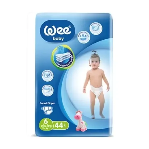 Scutece pentru copii XLarge marimea 6, +15kg, 44 bucati, Wee Baby — preț și oferte