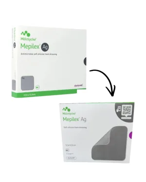 Mepilex Ag pansament 12.5 x 12.5cm, 1 bucata, Molnlycke