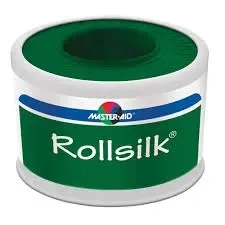 Leucoplast din matase Rollskin, 5m x 2.5cm, Master-Aid — preț și oferte