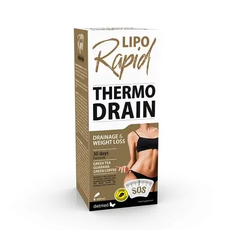 Lipo Rapid Thermo Drain, 600ml, Dietmed — preț și oferte