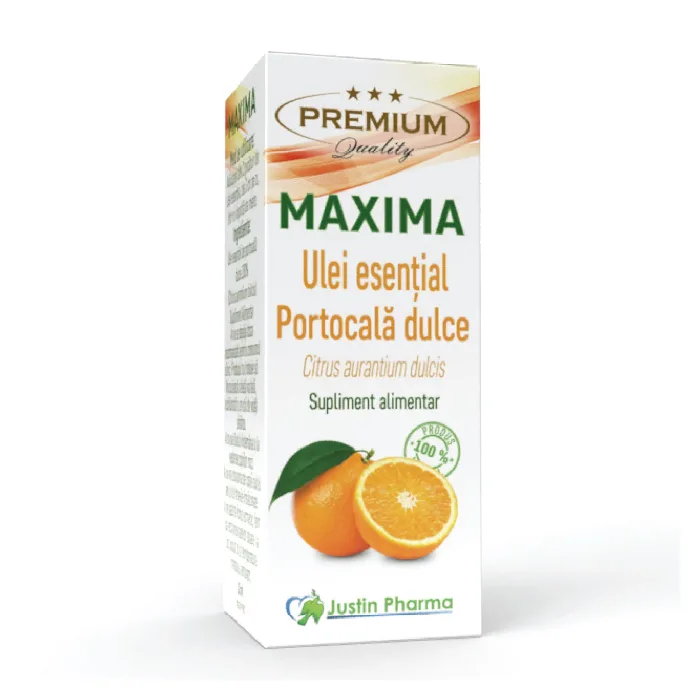 Ulei esential de portocala, 10 ml, Justin Pharma — preț și oferte