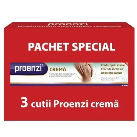 Proenzi ArtroStop crema, 100ml, 3 bucati, Walmark — preț și oferte