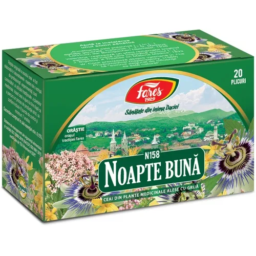 Ceai Noapte Buna, N158, 20 plicuri, Fares — preț și oferte