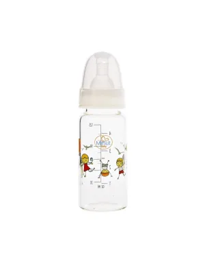 Biberon din sticla, 125ml, Minut