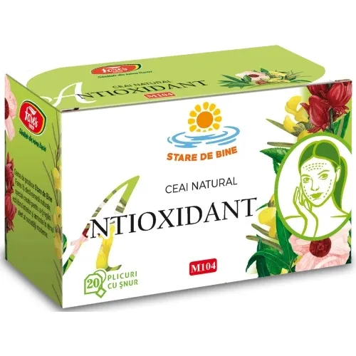 Ceai Antioxidant, M104, 20 plicuri, Fares — preț și oferte