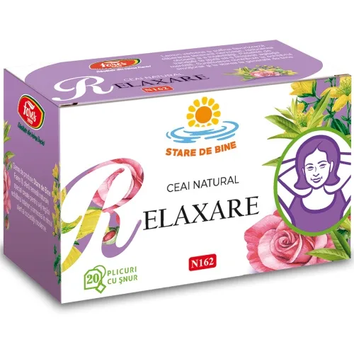 Ceai Relaxare, N162, 20 plicuri, Fares — preț și oferte