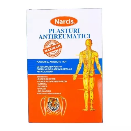 Plasture antireumatic ardei 6x9 NARCIS 1bc HENAN KANGDI MEDICAL — preț și oferte