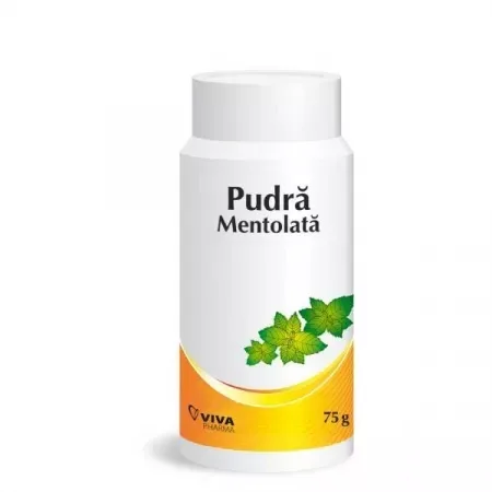 Pudra de talc mentolata, 75g, Vitalia Vitalia Pharma — preț și oferte