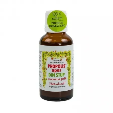 Propolis, soluție apoasă, 30ml, Prisaca Transilvania — preț și oferte