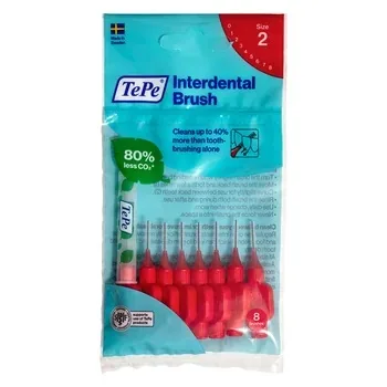 TePe Periute interdentare 0,5mm/nr2 rosu x 8bc — preț și oferte