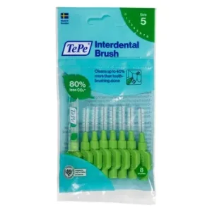 TePe Periute interdentare 0,8mm/nr5 verde x 8bc