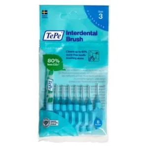 TePe Periute interdentare 0,6mm/nr3 albastru x 8buc