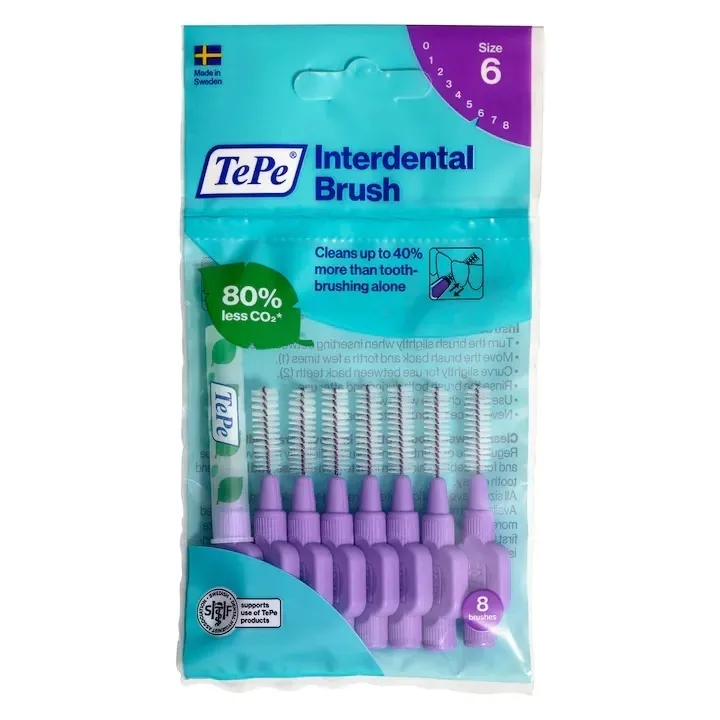 TePe Periute interdentare 1,1mm/nr6 violet x 8bc — preț și oferte