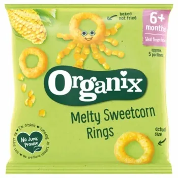 Finger Snack bio cu porumb dulce +6luni, 20g, Organix — preț și oferte