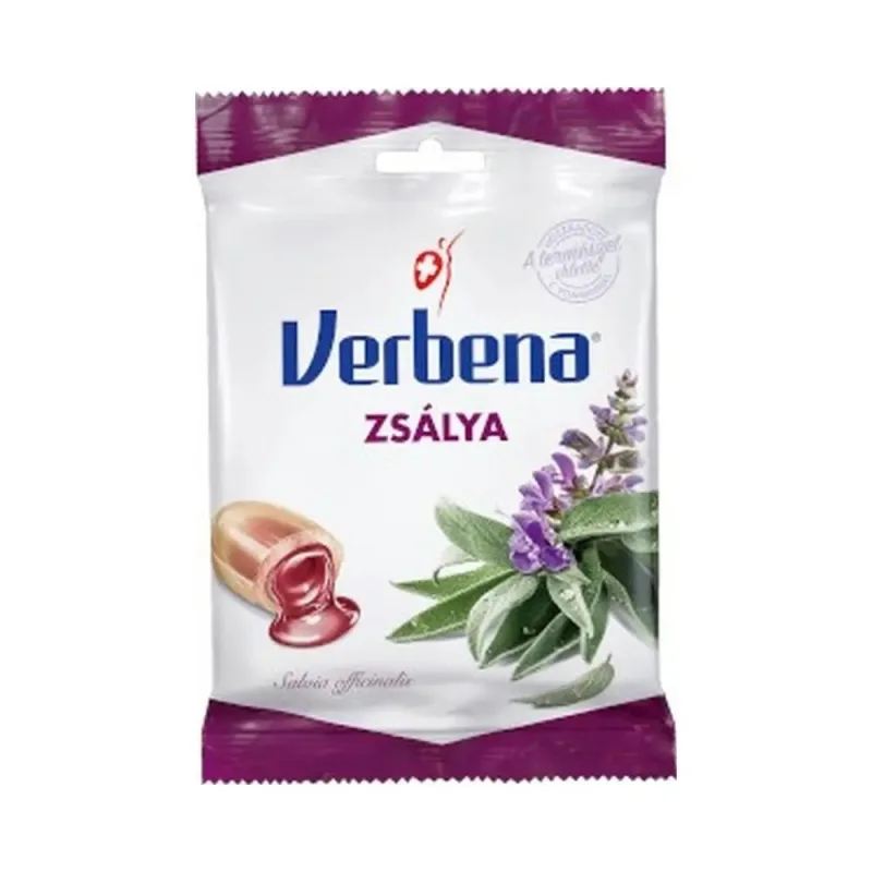 Dropsuri cu salvie, 60 g, Verbena — preț și oferte