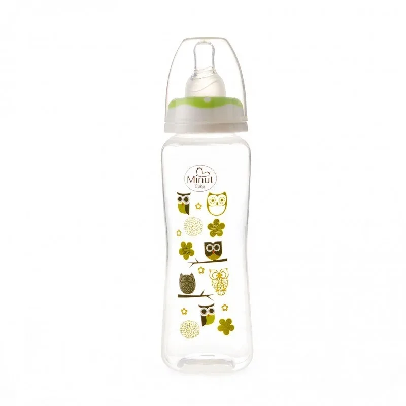 Biberon tetina silicon 3l+, 250ml, TR101-02, Minut Baby — preț și oferte